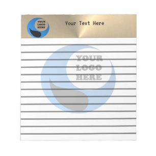 Personalised Lined Notepad With Logo