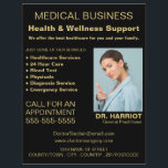 Personalised Logo, General practitioner, Nurse Flyer<br><div class="desc">Personalised Logo,  General practitioner,  Nurse Advertising Flyers By The Business Card Store.</div>