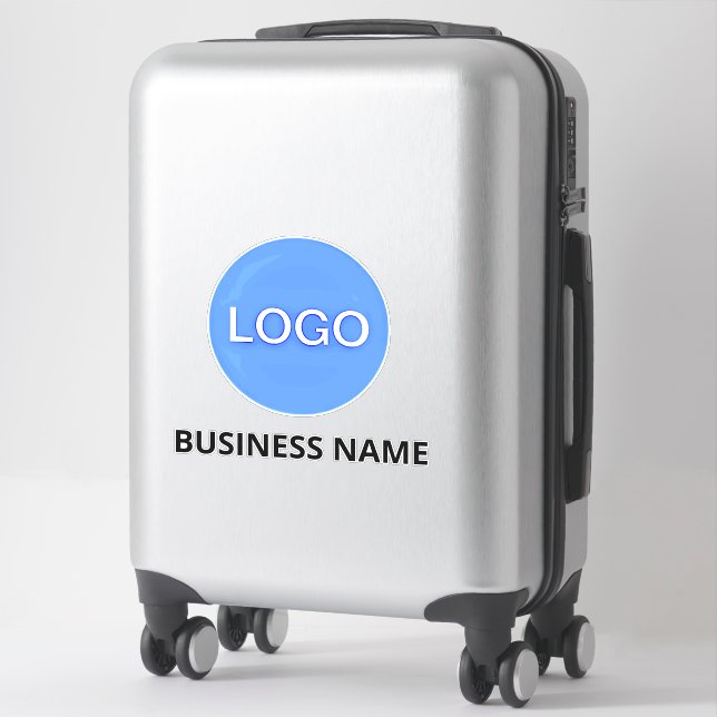 (Personalised Logo With Business Name) Suitcase Sticker (Suitcase)