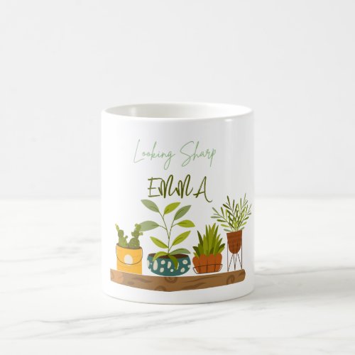 Personalised Looking Sharp Cactus Coffee Mug