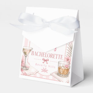 personalised Lux Pink Bachelorette Party bridal Favor Boxes
