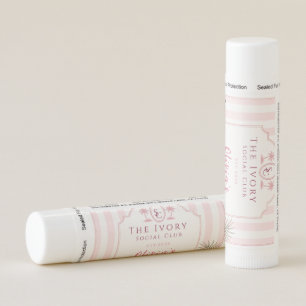 personalised Lux Pink Bachelorette Party bridal Lip Balm