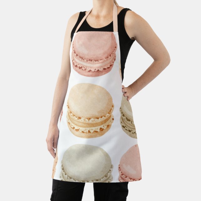 Personalised Macaron Apron – Sweet Kitchen Style (Insitu)