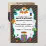 Personalised Mad Science Birthday Party Photo Invitation