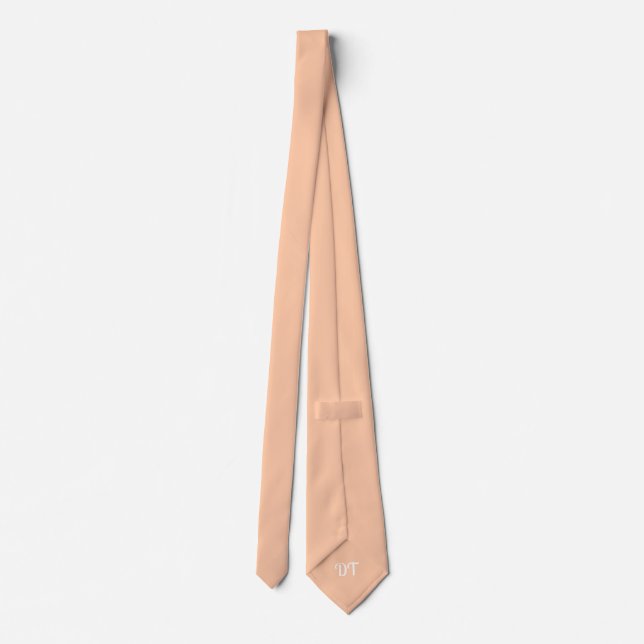 Personalised Maize Wedding Groom  Neck Tie (Back)