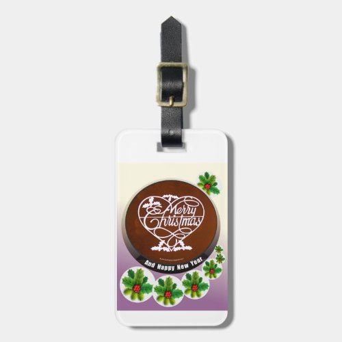      Personalised Merry Christmas                Luggage Tag