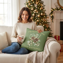 Personalised Merry Christmas Sage Green Botanical
