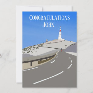 personalised message mont ventoux holiday card