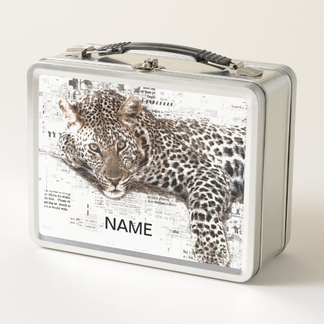 Personalised Metal Lunch box (Front)