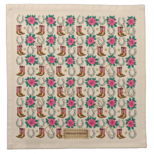 Personalised Midwest Princess designer cotton Cloth Napkin