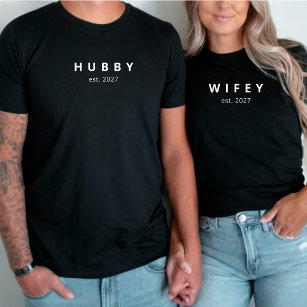 WIFEY T-Shirt with Embossed Puffy Print Design