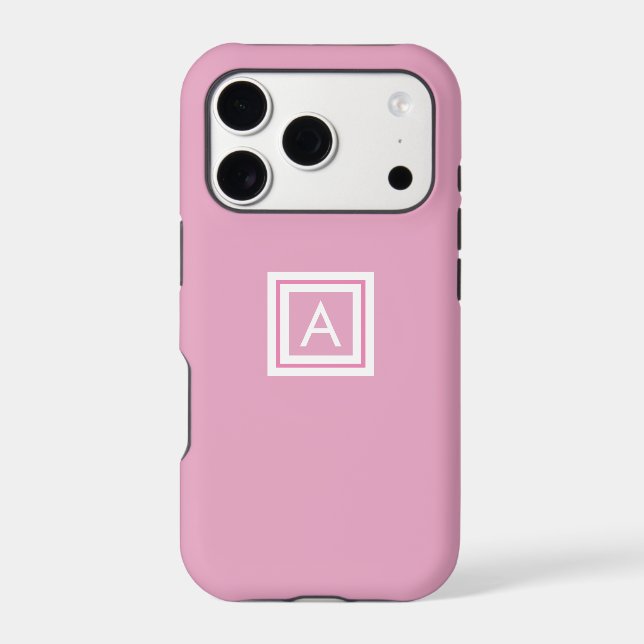 Personalised Modern Monogram Iphone Case (Back)