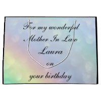 Personalised Mother In Law Birthday