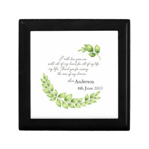 Personalised Mother of Groom Bride gift, Thank you Gift Box