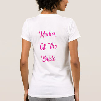 Personalised mother of the bride | Bride Tribe  T-Shirt