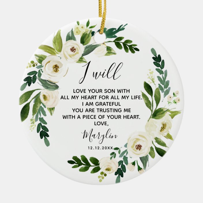 mother of the groom ornament