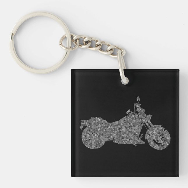 Personalised motorcycle keychain (Front)