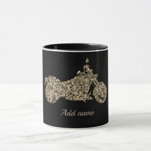 Personalised motorcycle mug