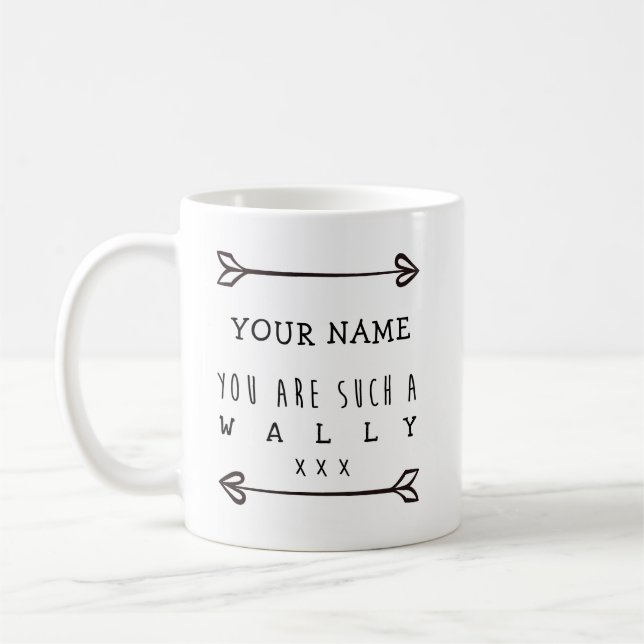 Personalised Mug - Wally - Funny Mug (Left)