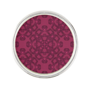 Personalised Mulberry Pattern Lapel Pin