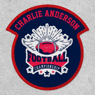 Personalised Name Badge FOOTBALL Championship