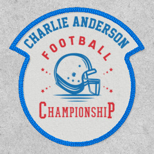 Personalised Name Badge FOOTBALL Championship