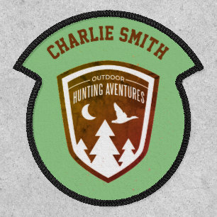 Personalised Name Badge Outdoor Hunting Adventures