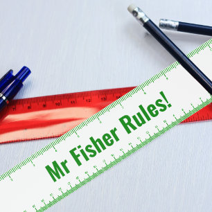 Personalised Name Custom Text Customised Ruler