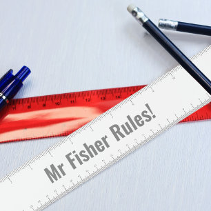 Personalised Name Custom Text Customised Ruler
