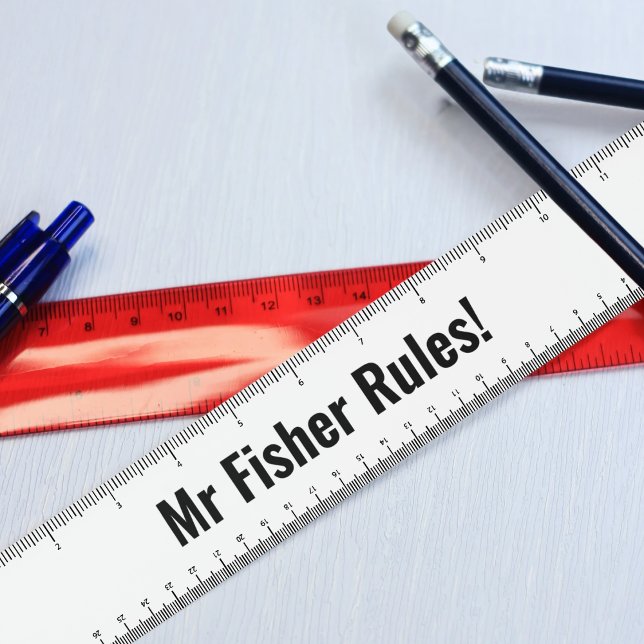 Personalised Name Custom Text Customised Ruler (Creator Uploaded)