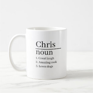 Personalised Name Definition Mug Gifts Ideas Prese