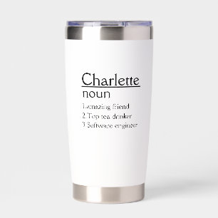 Personalised Name Definition  tumbler