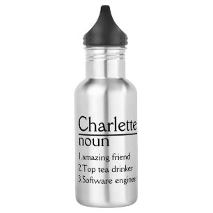 Personalised Name Definition tumbler Stainless Steel Water Bottle