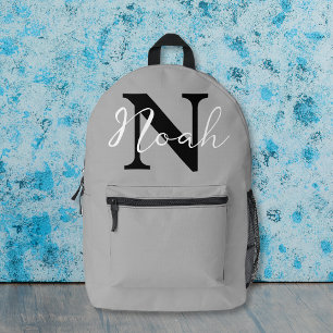 Personalised Name Initial Backpack for kids