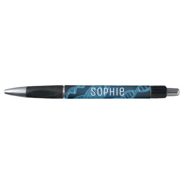 Personalised name science DNA student Pen (Front)
