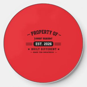 personalised name wireless charger 