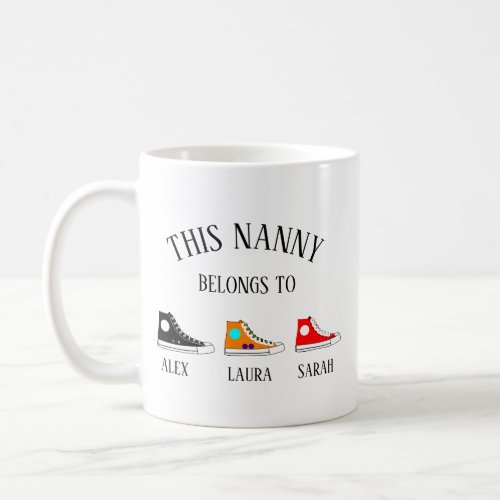 Personalised Nanny Mug Nanny Gift Coffee Mug Coffee Mug