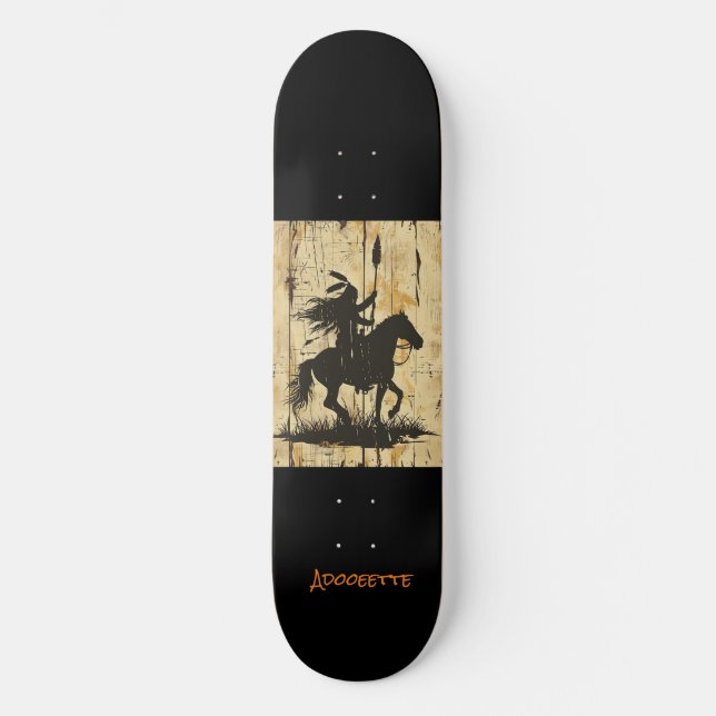 Personalised Native American Skateboard (Front)