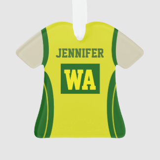 Personalised Netball Acrylic Light skin Ornament