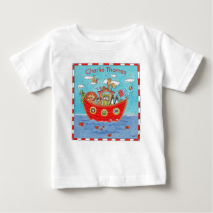 Personalised Noah's Ark  Baby T-Shirt