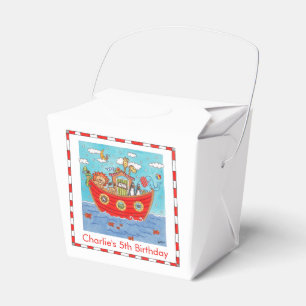 Personalised Noah's Ark Birthday Favor Boxes