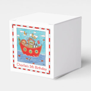 Personalised Noah's Ark Birthday Favor Boxes