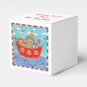 Personalised Noah's Ark Favor Boxes