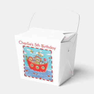 Personalised Noah's Ark Favor Boxes