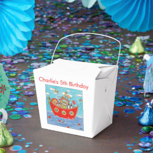 Personalised Noah's Ark Favor Boxes