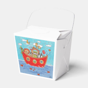 Personalised Noah's Ark Favor Boxes