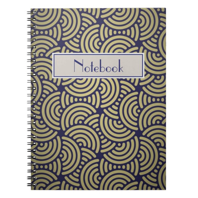Personalised Note Book - Art Deco (Front)