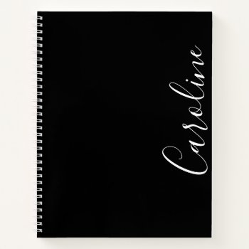 Personalised Notebook  Name  Notebook by GenerationIns at Zazzle