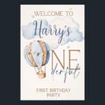 Personalised ONEderful 1st Birthday Acrylic Sign<br><div class="desc">Personalised ONEderful 1st Birthday Acrylic Sign</div>