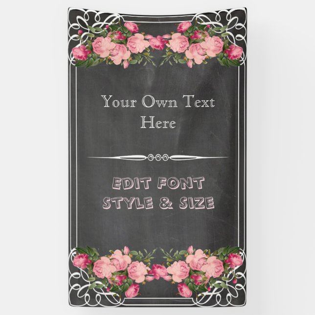 Personalised Party,reunion,celebration banner (Vertical)